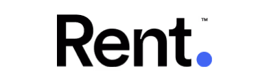 Graphic of a horizontal timeline with four blue dots connected by a black line, on a black background.