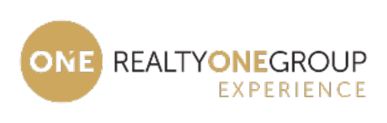 ONE Realty ONE Group Experience logo with black and gold text.