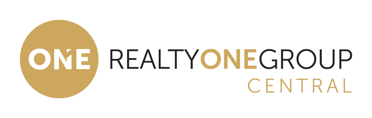 ONE Realty One Group Central logo with gold circle and black and gold text.
