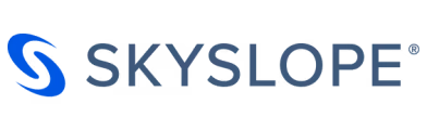 SKYSLOPE logo with stylized blue S icon