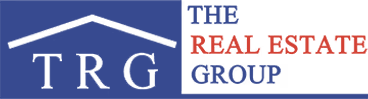 Logo with dark blue background and a horizontal red rectangle near the upper right corner.