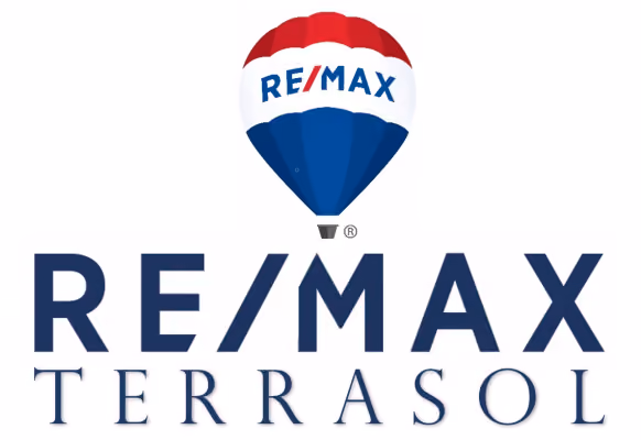 RE/MAX Terrasol logo with a red, white, and blue hot air balloon above bold RE/MAX text.
