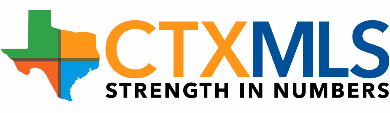 Logo with colorful Texas shape and text CTXMLS Strength in Numbers.
