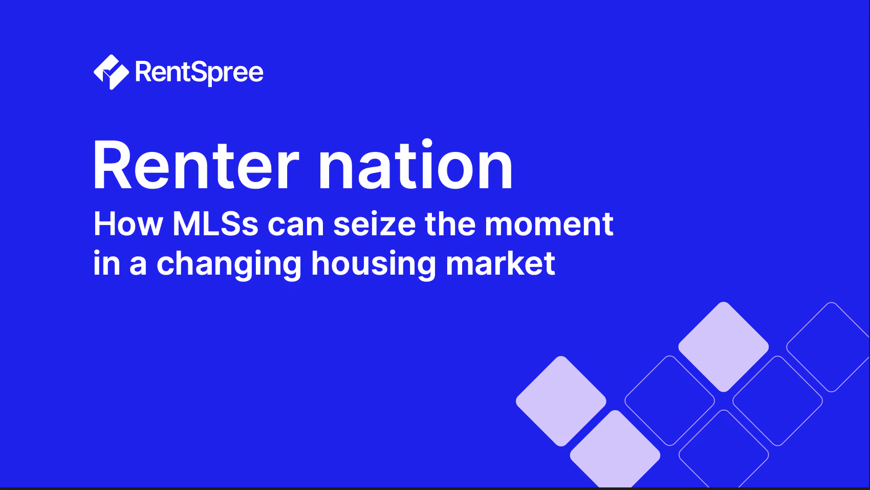 First page of the whitepaper about the changing state of rentals