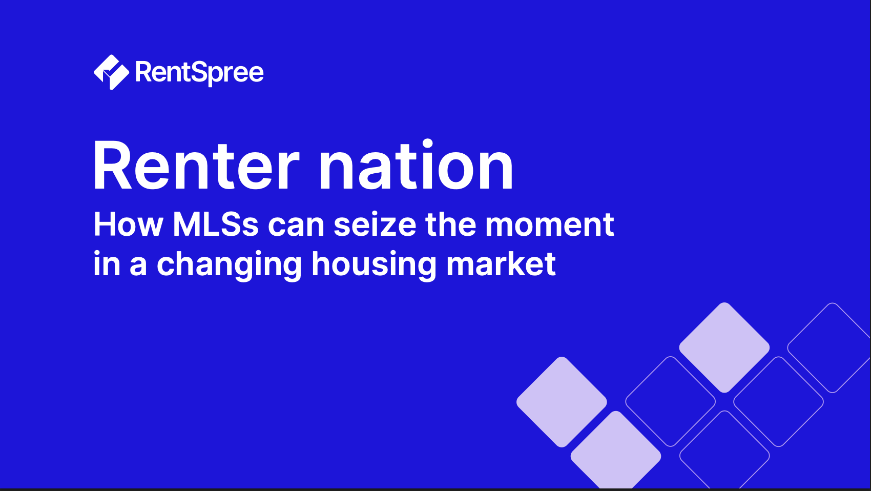 First page of the whitepaper about the changing state of rentals