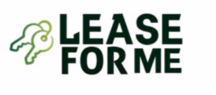 Logo with two green keys and bold text Lease For Me.