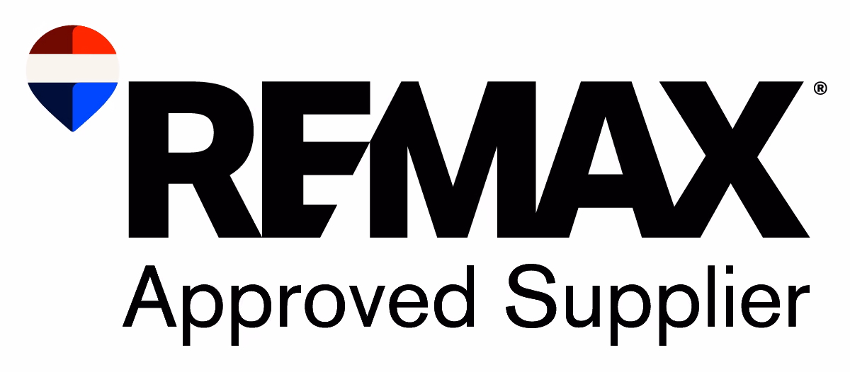 REMAX logo with colorful balloon icon above the words Approved Supplier.