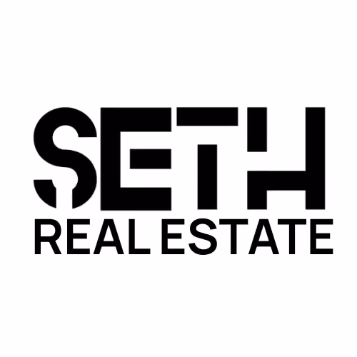 Seth Real Estate logo in black text on white background.