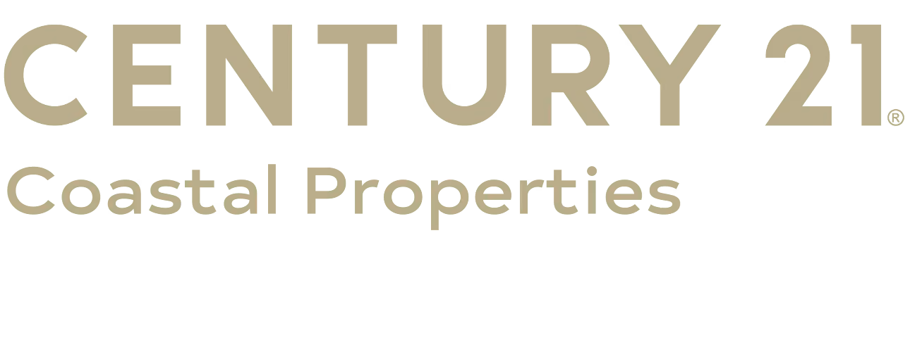 Century 21 Coastal Properties logo in gold text on transparent background.