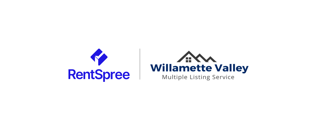 RentSpree logo and Willamette Valley MLS logo