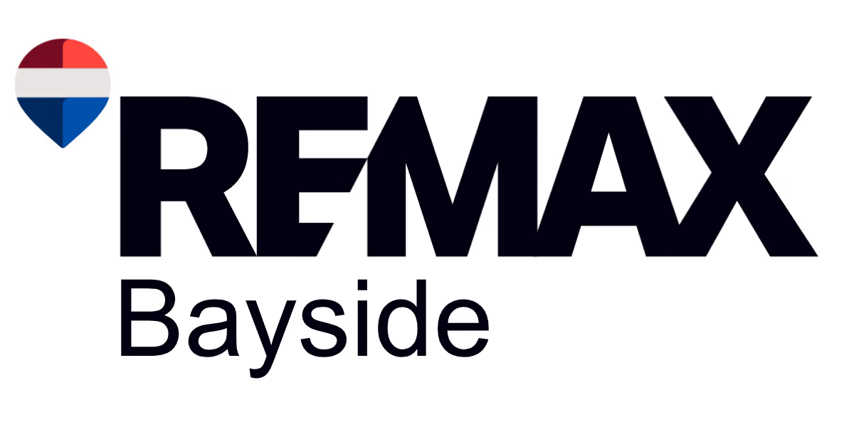 REMAX Bayside logo with a red, white, and blue hot air balloon icon.