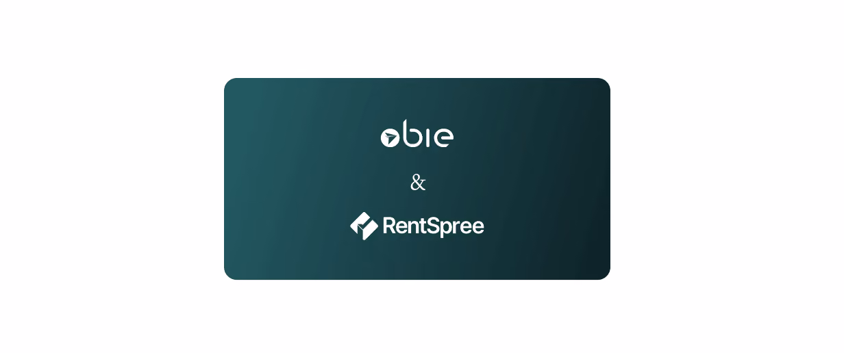 Obie logo and RentSpree logo