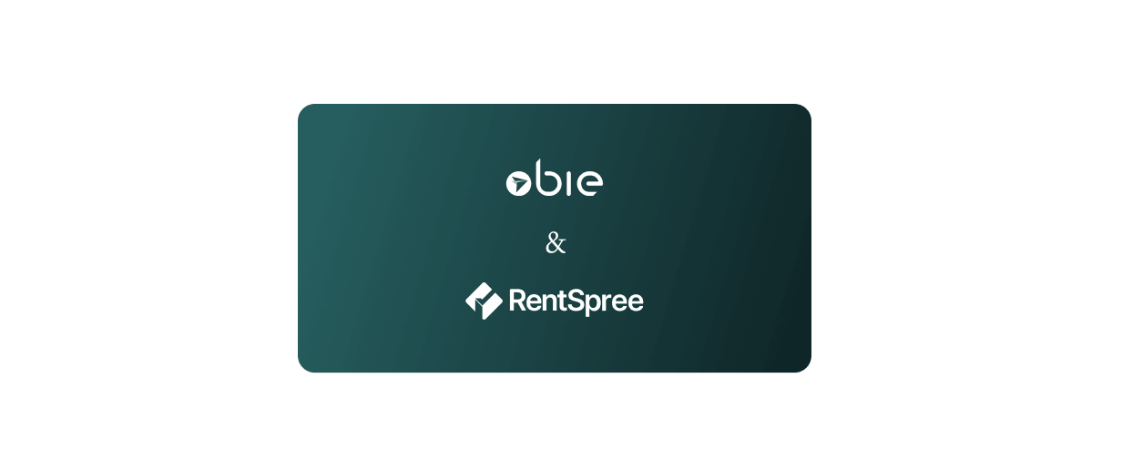 Obie logo and RentSpree logo