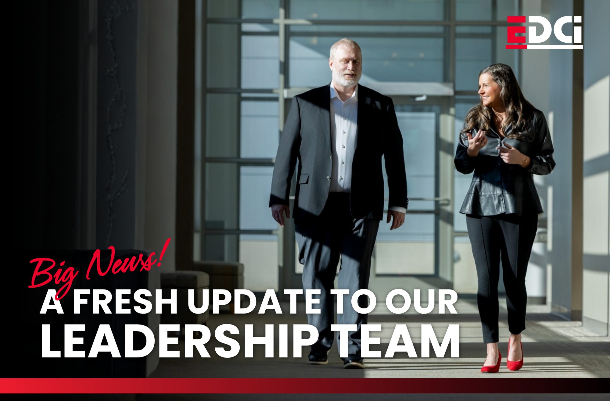 Sarah Higgins will be transitioning from President to Chief Executive Officer. Jake Beyer is transitioning from Chief Technology Officer to President.