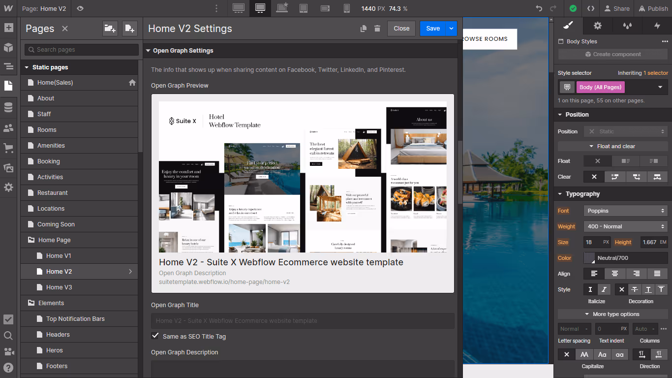 SEO - Suite X Webflow Template