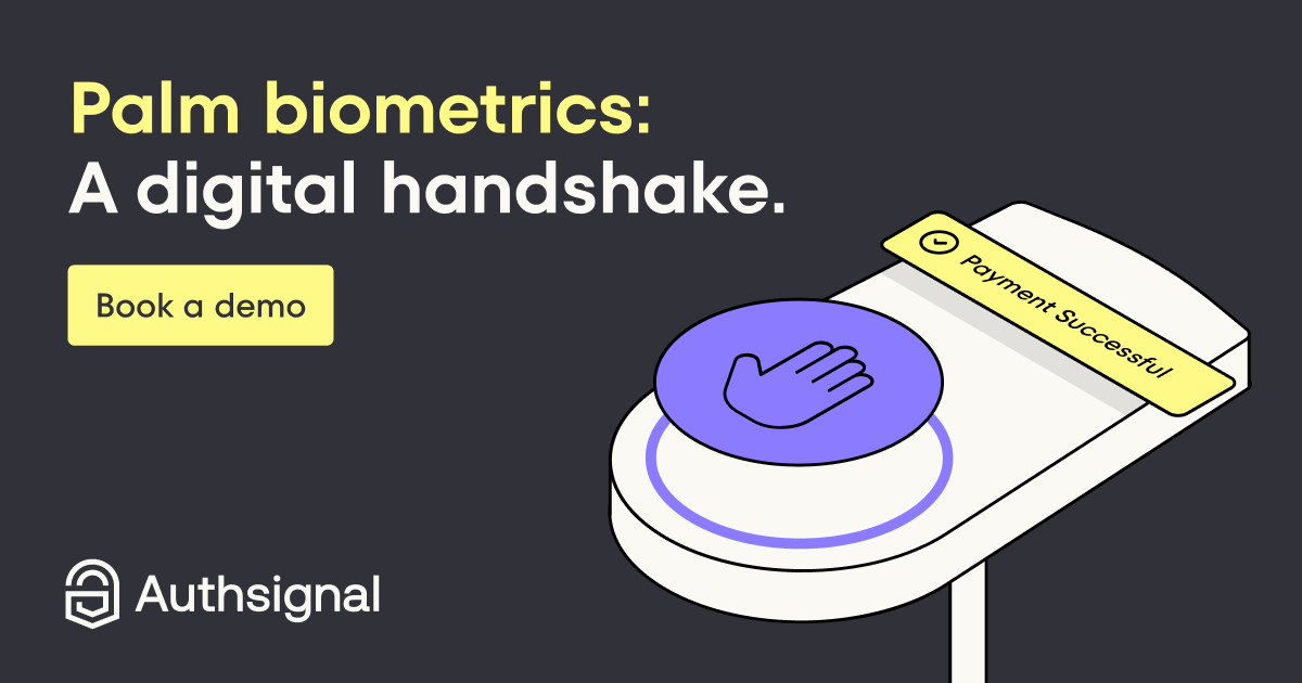 Auth Signal Authsignal - Palm Biometric Verification Authentication