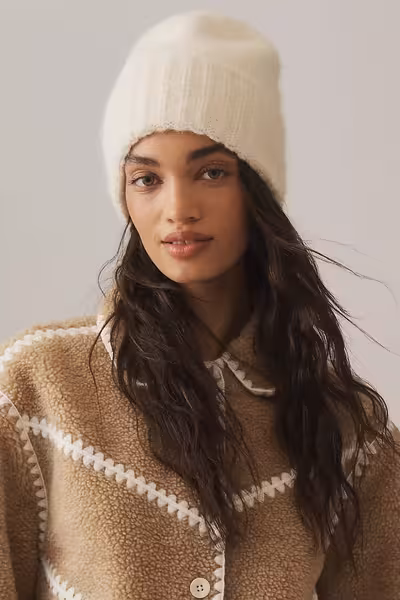 Eloura Cashmere Henley Sweater 