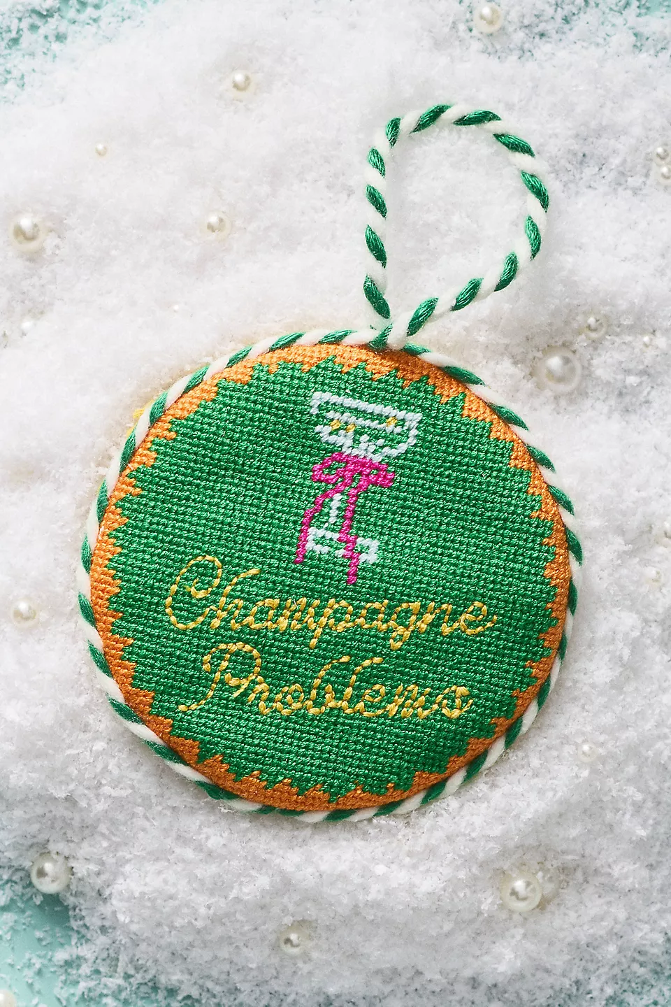 Furbish Studio Needlepoint Ornament