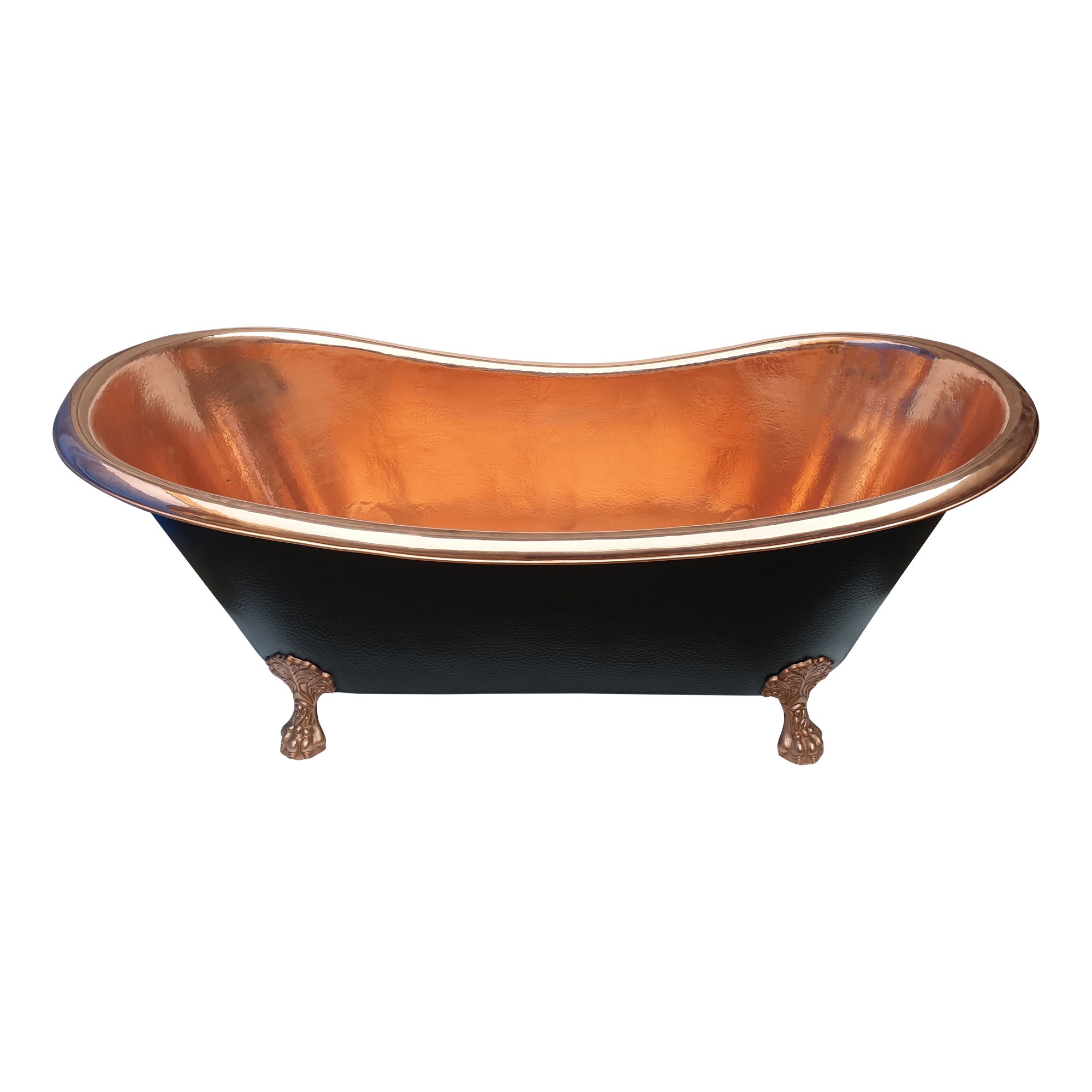 Freestanding Soaking Copper Bathtub