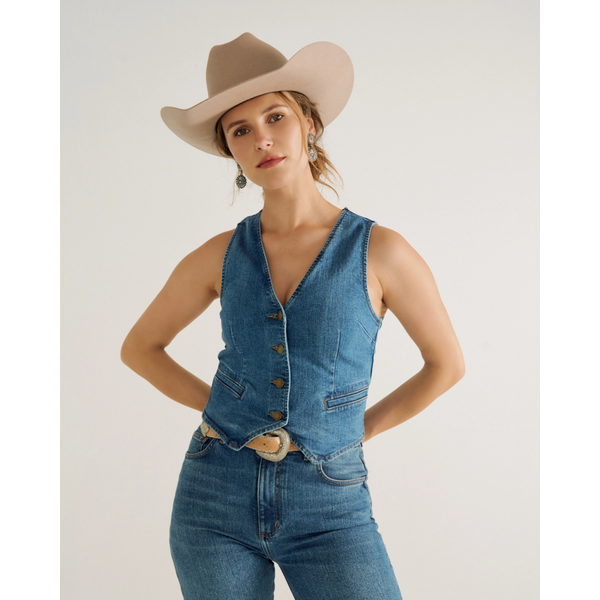 Women's Denim Vest