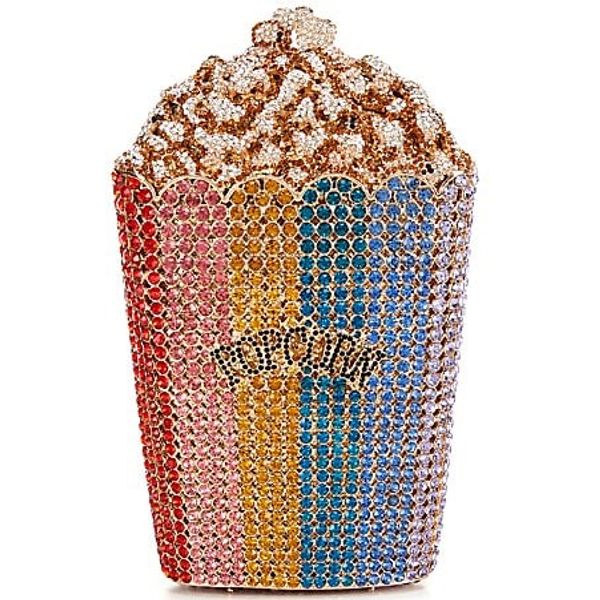 Popcorn Rhinestone Novelty Clutch