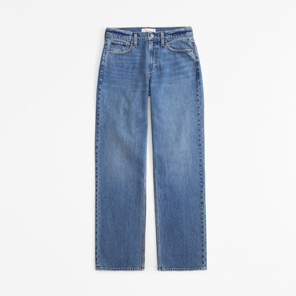 Low Rise Baggy Jeans - Medium