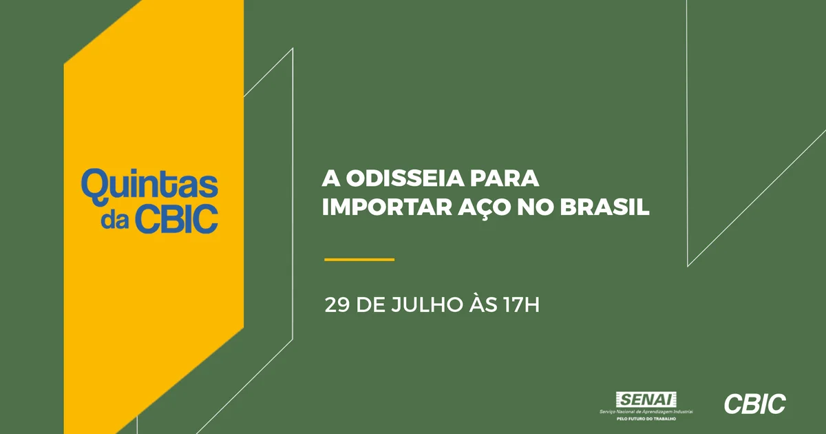 Quer conversar sobre a odisseia para importar aço no País?