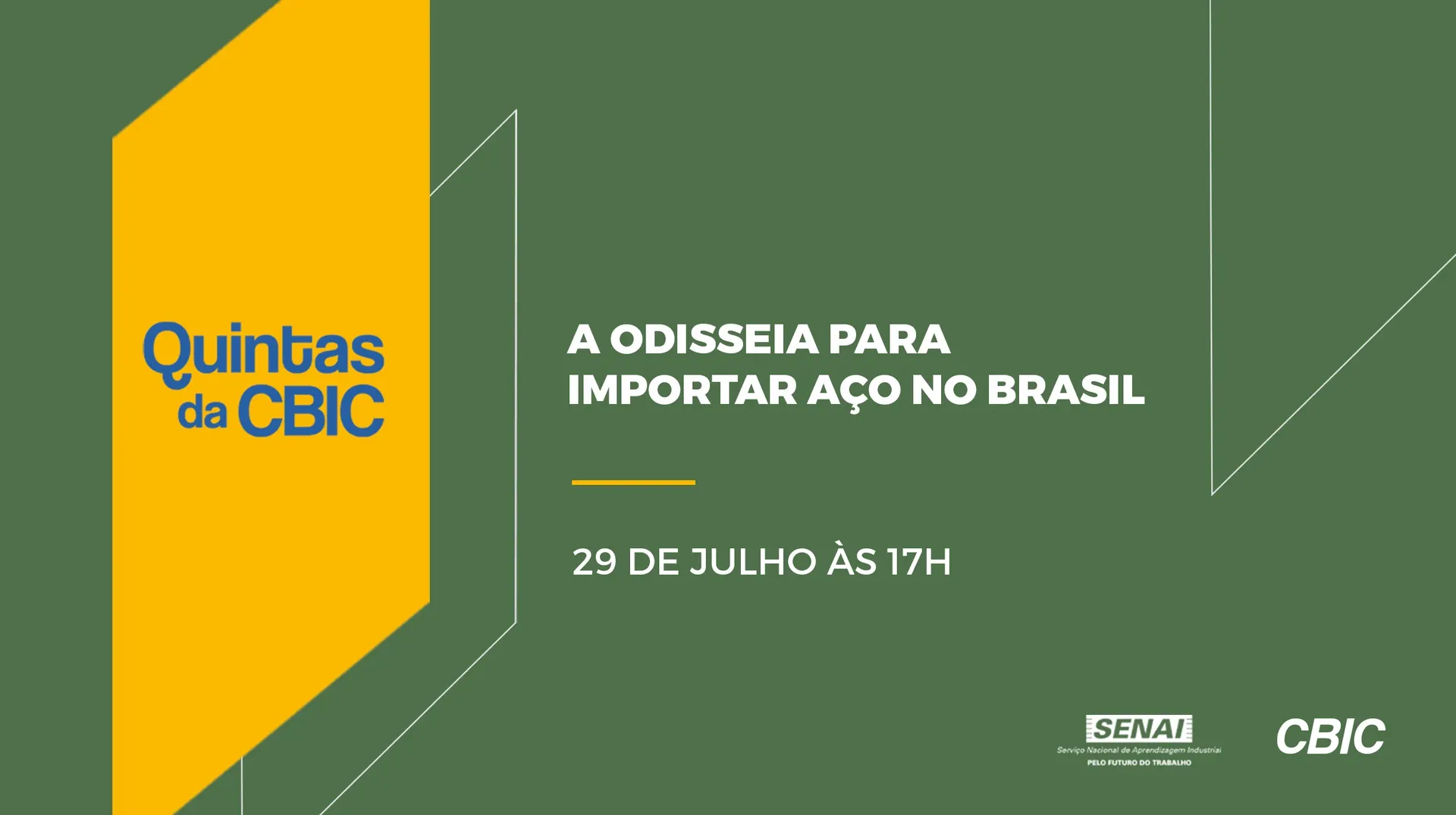 Quer conversar sobre a odisseia para importar aço no País?
