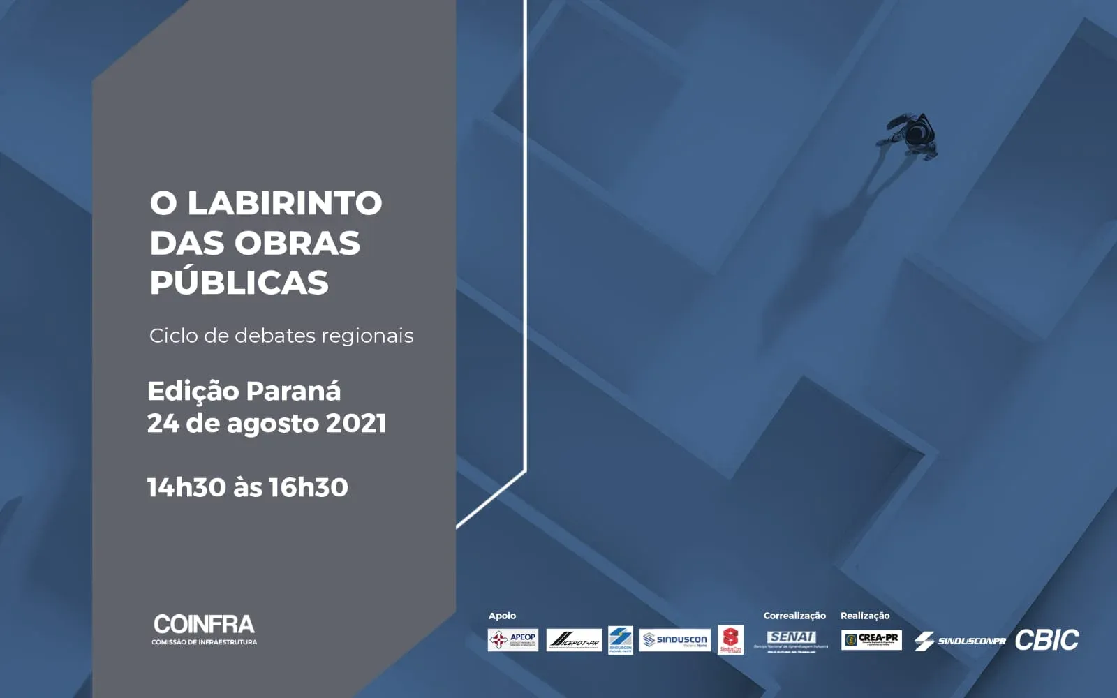 Labirinto das Obras Públicas discute entraves às licitações no Paraná
