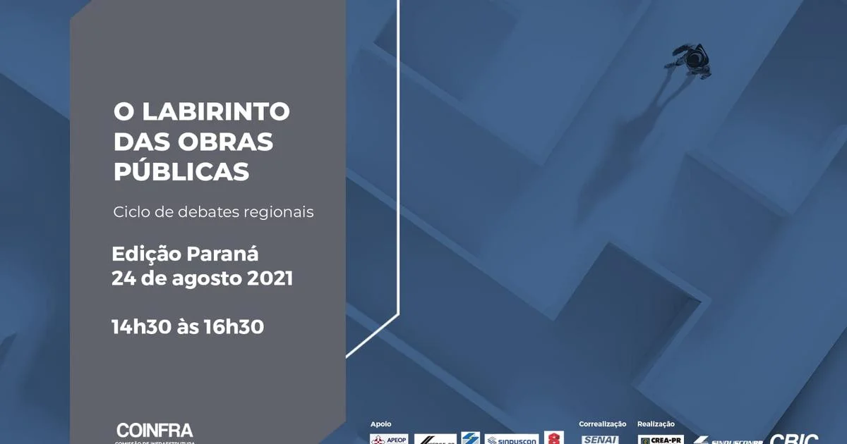 Labirinto das Obras Públicas discute entraves às licitações no Paraná