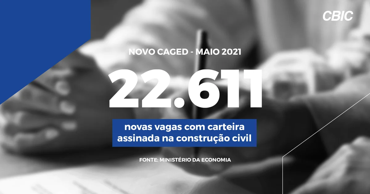 Mercado de trabalho da Construção segue registrando resultados positivos
