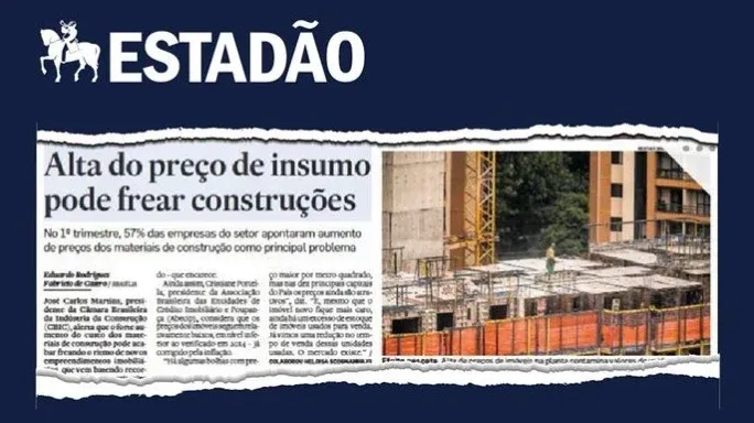 Em reportagem, presidente da CBIC alerta sobre 'freio' nas construções