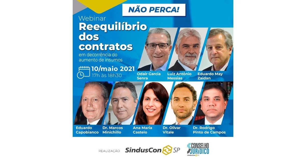 Construção debate reequilíbrio de contratos devido ao aumento de insumos