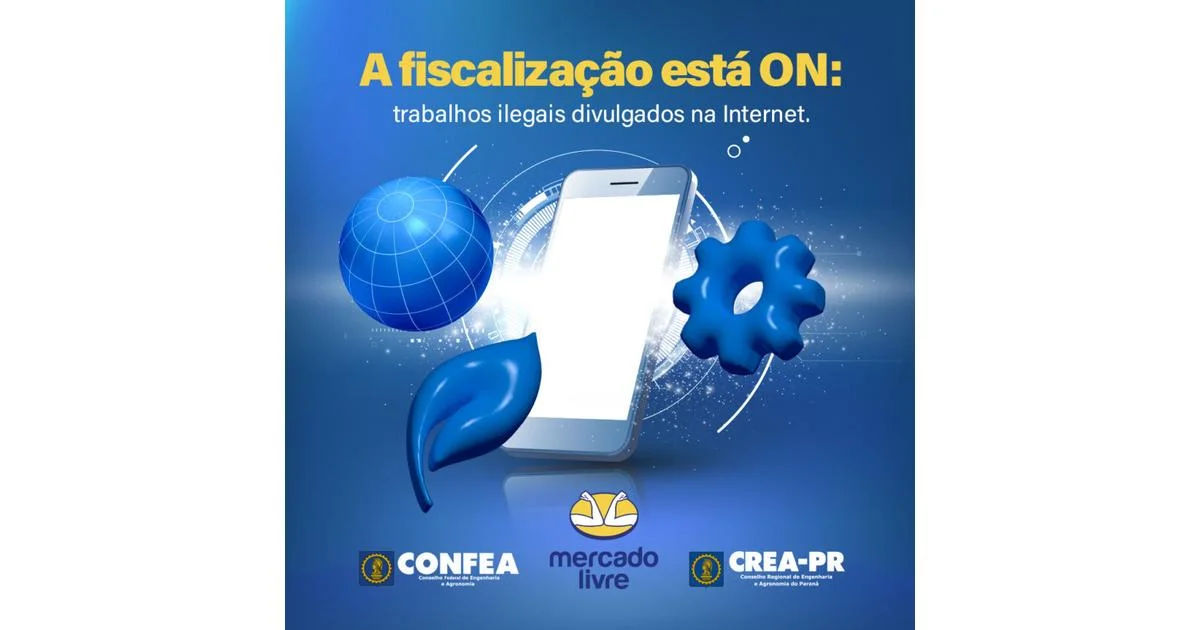 Crea-PR monitora a oferta irregular de serviços de Engenharia, Agronomia e Geociências na Internet