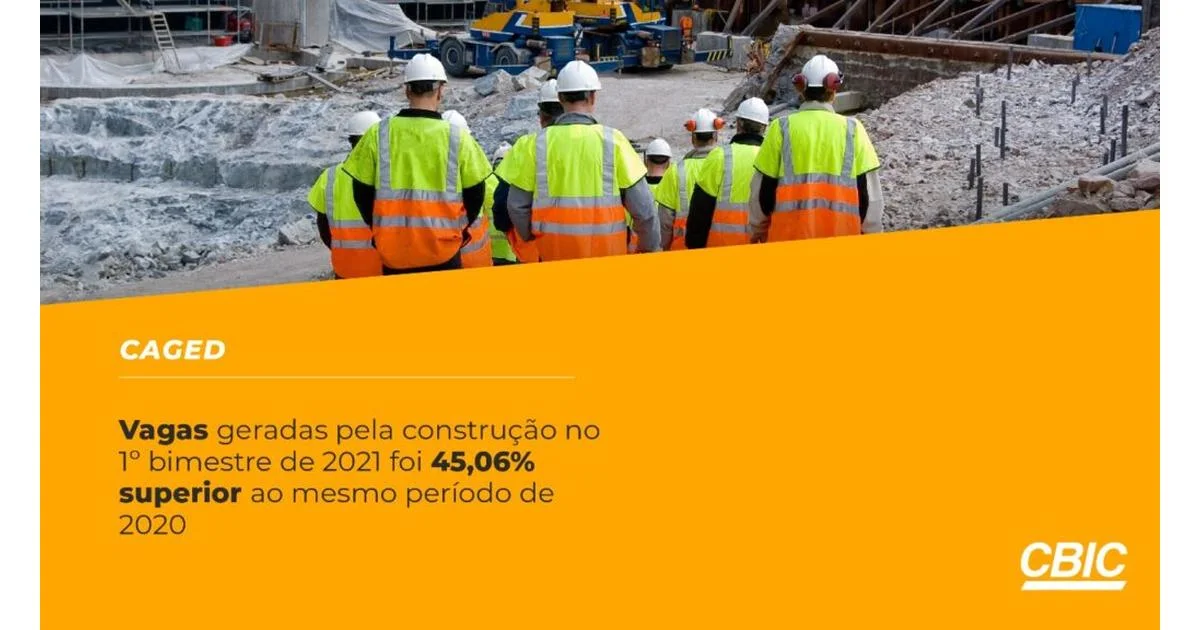 Mercado de trabalho da construção continua surpreendendo com resultados positivos