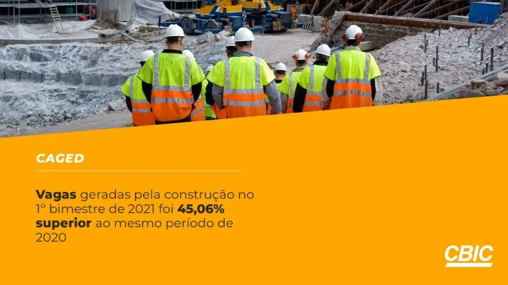 Mercado de trabalho da construção continua surpreendendo com resultados positivos