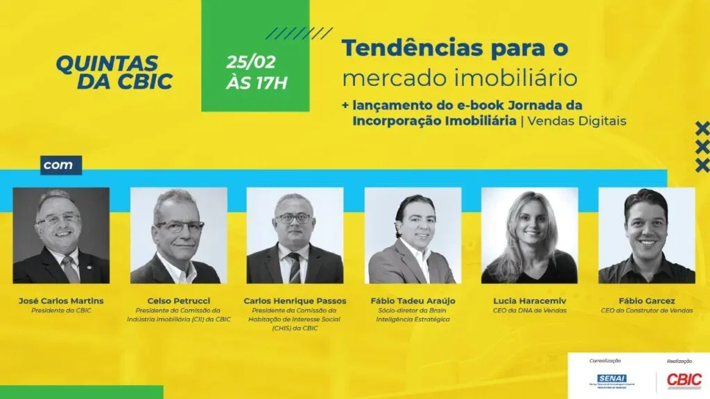 ‘Quintas da CBIC’ lança e-book sobre jornada da incorporação imobiliária