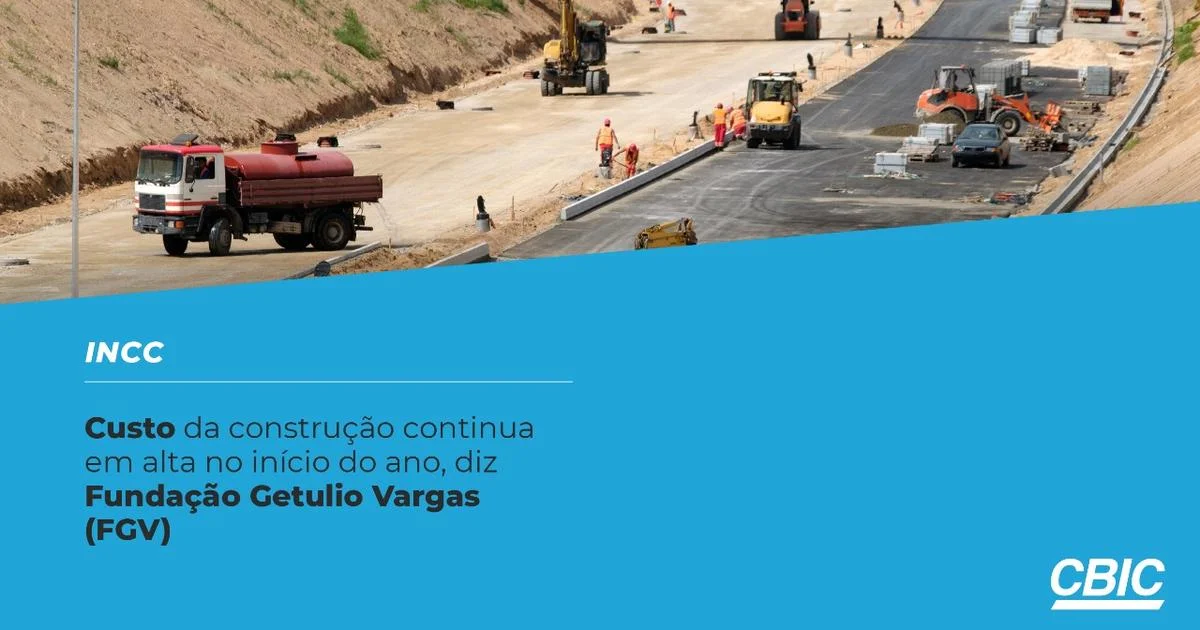 Custo da Construção continua em alta no início do ano