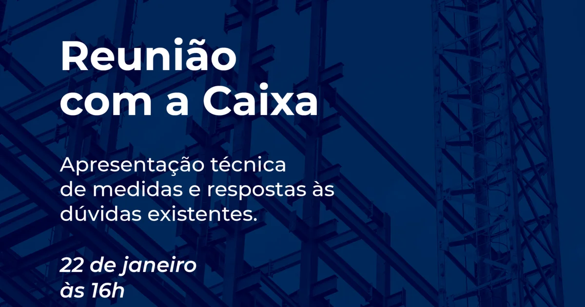 Programe-se! 22/01, 16h: Live da CBIC com a Caixa
