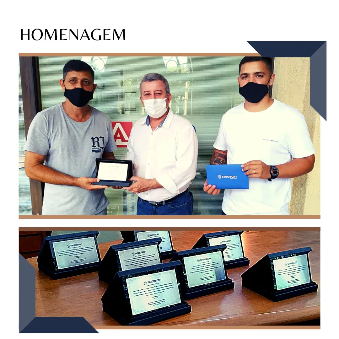 Sinduscon faz homenagens à empresas associadas