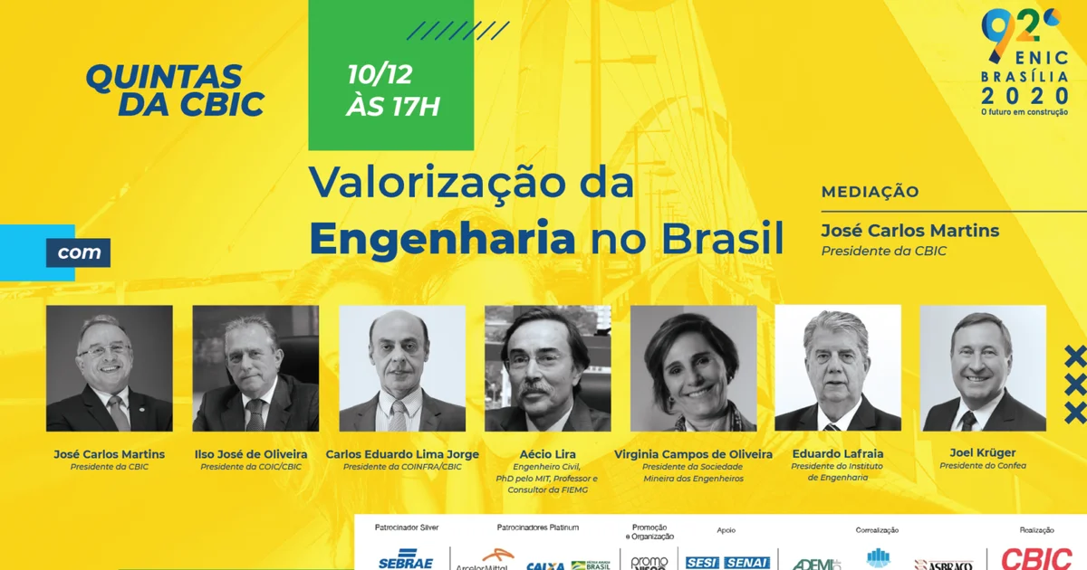 Nesta quinta: valorização da Engenharia no País encerra 92ª edição do ENIC