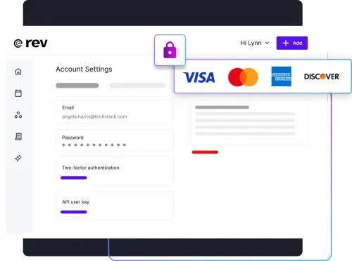 Shield and credit card icon with checkmark representing PCI compliance and secure payment processes