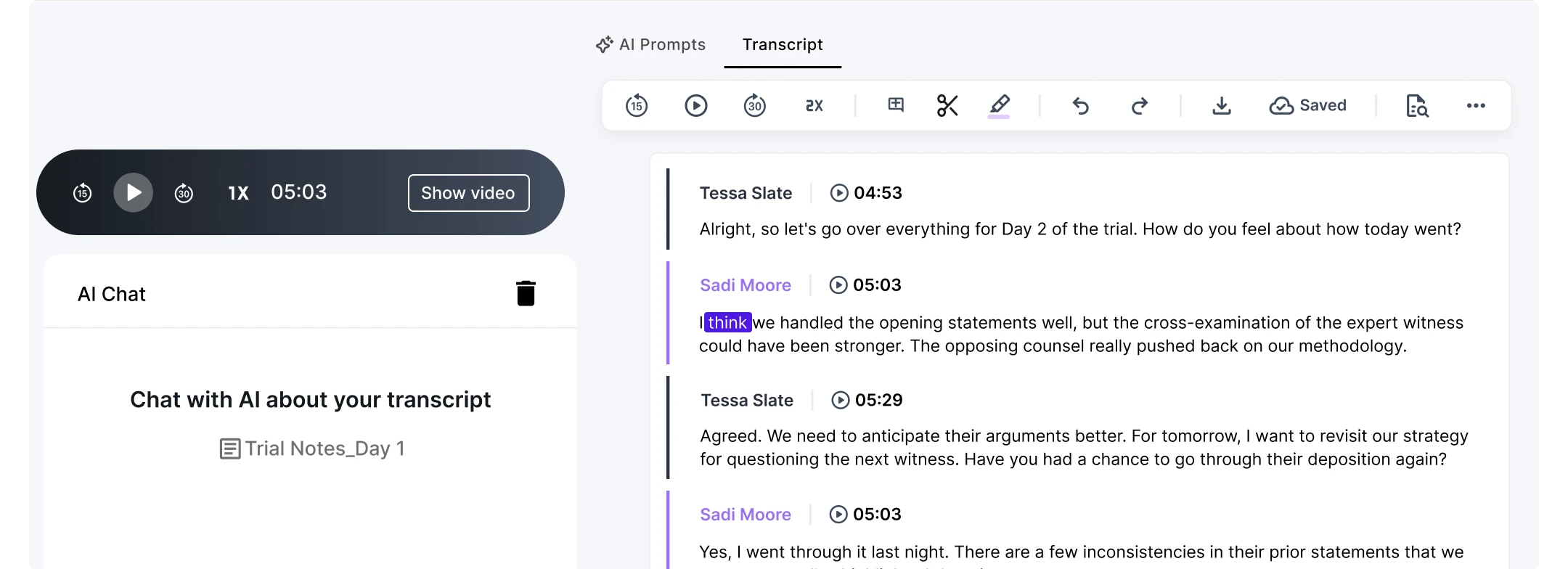Timestamp add-on panel showing options for automatic insertion, format selection, and preview