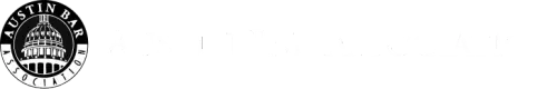 Austin Bar Association logo featuring the Texas State Capitol dome.