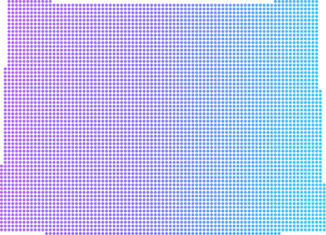 Map of Colorado with a gradient from purple in the west to blue in the east and black grid lines.