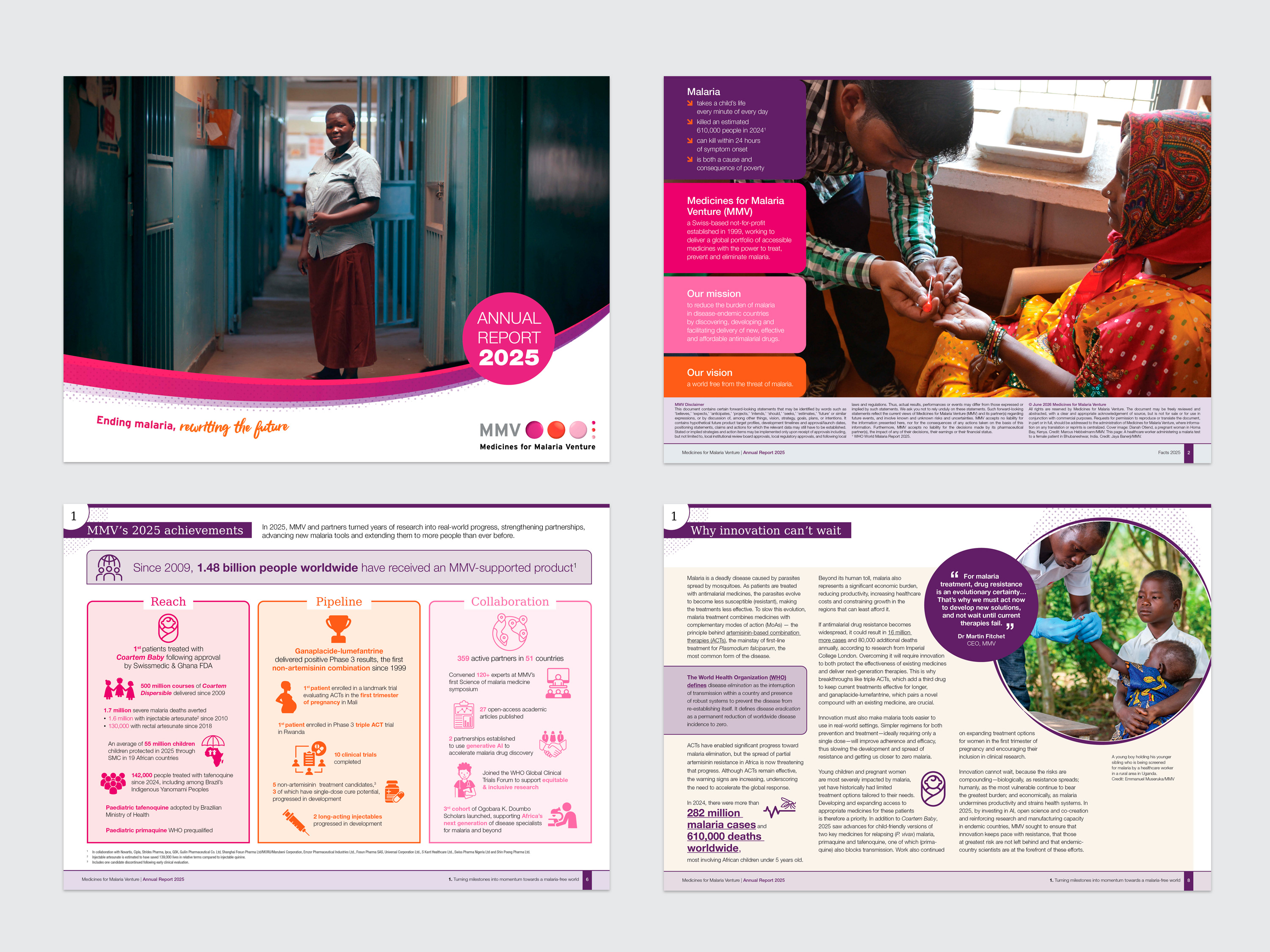 Medecines for Malaria Venture-MMV | Design et Layout par Kathleen Morf