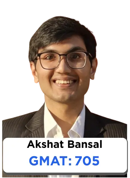 Akshat Bansal, GMAT 725