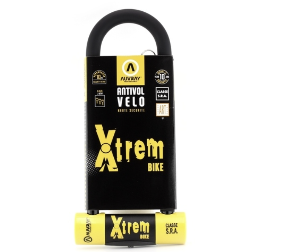 AUVRAY U XTREM BIKE SRA CLASS U-LOCK (80MM X 250MM)