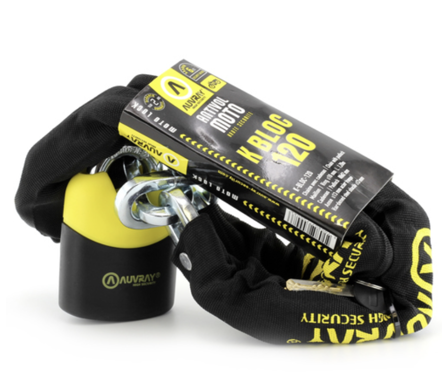 Auvray Chain K-Block 120cm With Padlock