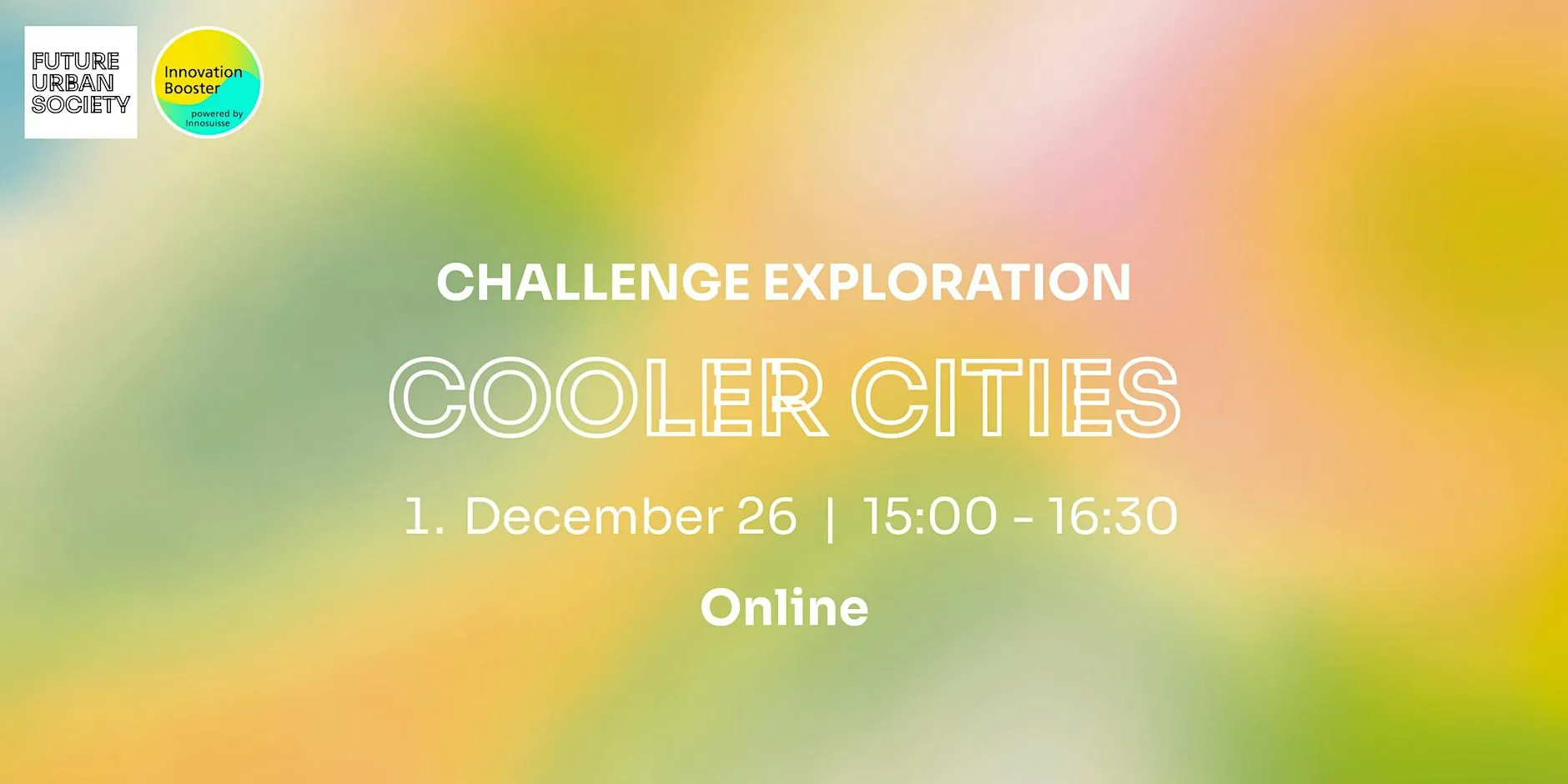 Workshop Challenge Exploration Cooler Cities, 1. Dezember 2026, online